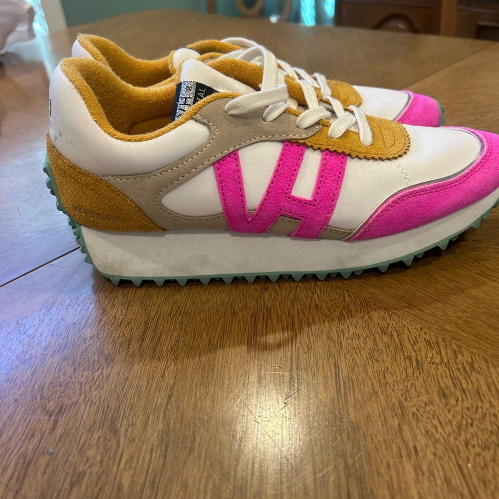 Vintage Havana Pink and Tan Sneakers